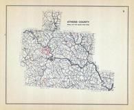 Athens County, Ohio State 1915 Archeological Atlas